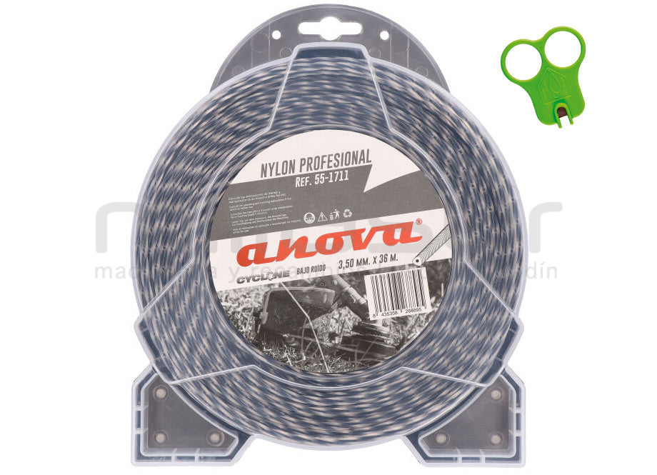 NYLON ANOVA CYCLONE BAJO RUIDO DISPENSER 3,50 x 36